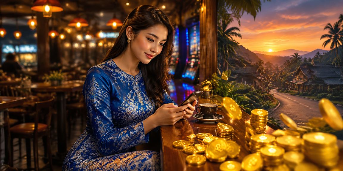 Paparan kasino mudah alih dalam pakaian tradisional Malaysia