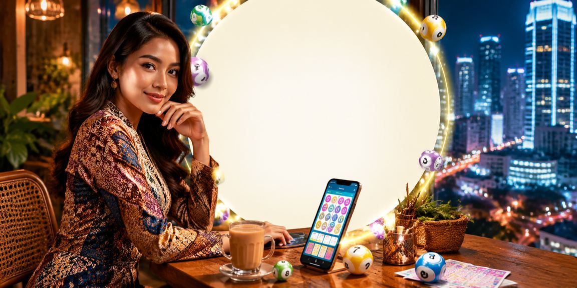 A Petaling Jaya player enjoying online lottery on dg41, featuring Malaysian batik patterns